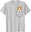 Guinea Pig by Hoy Haus Guinea Pig In Pocket Funny Gift For Guinea Pig Lover Owner T-Shirt - Silver Grey