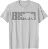 Bison Buffalo Apparel Bison Lover Buffalo Clothing - Buffalo Bison T-Shirt - Silver Grey