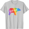 LGBT Pride Shirts Mama Bear Mom for Women Mama Bear Gay Pride t Shirt Momma and Mom 2018 - Silver Grey