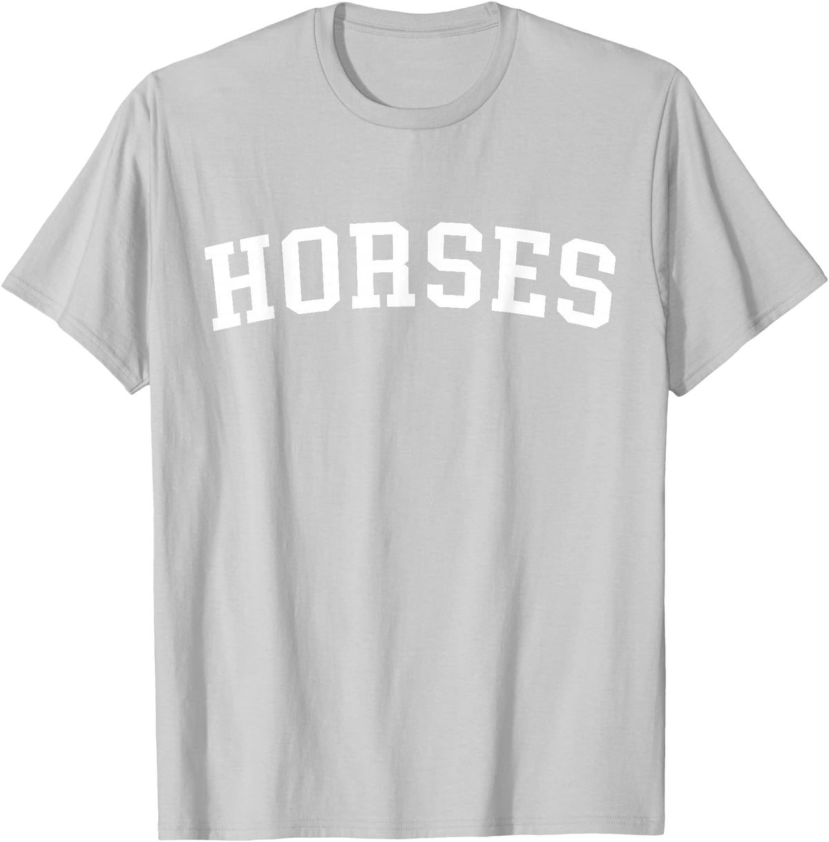 Horses - Style Horses T-Shirt - Silver Grey