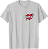 Mama Bear Tee Shirts Mom Heart Tattoo T-Shirt T-Shirt - Silver Grey