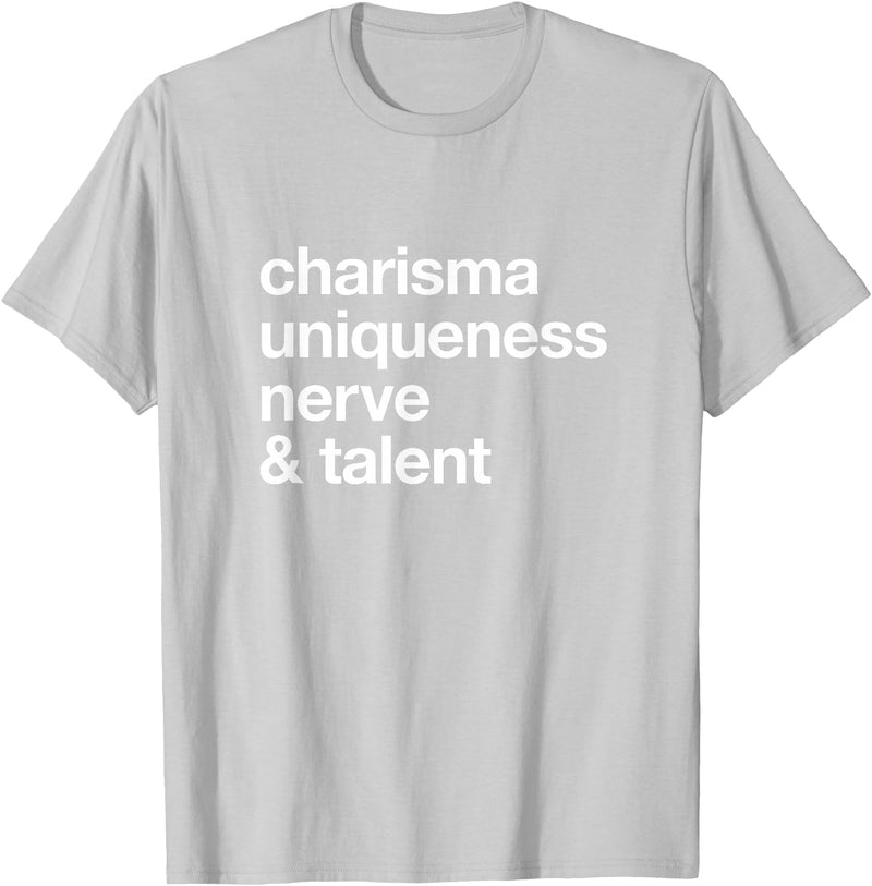 Bear-ly Gay Tees Funny Charisma Uniqueness Nerve Talent Gay Clothing T-Shirt - Silver Grey