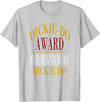 Dickie-Do Award My Tummy Sticks Out Further Than Quote T-Shirt - Silver Grey