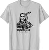 Nebraska Statue Oklahoma Court Standing Bear Ponca Tribe T-Shirt - Silver Grey