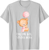 Big Sister Little Sister Outfits Siblings - Im the big sister bear T-Shirt - Silver Grey