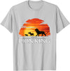 Disney Lion King Live action King Sunset T-Shirt - Silver Grey