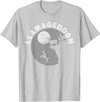 Funny Llama Tshirts for Farm Pet Animal Fans Funny Llamageddon T-Shirt for Llama Barnyard Lovers T-Shirt - Silver Grey