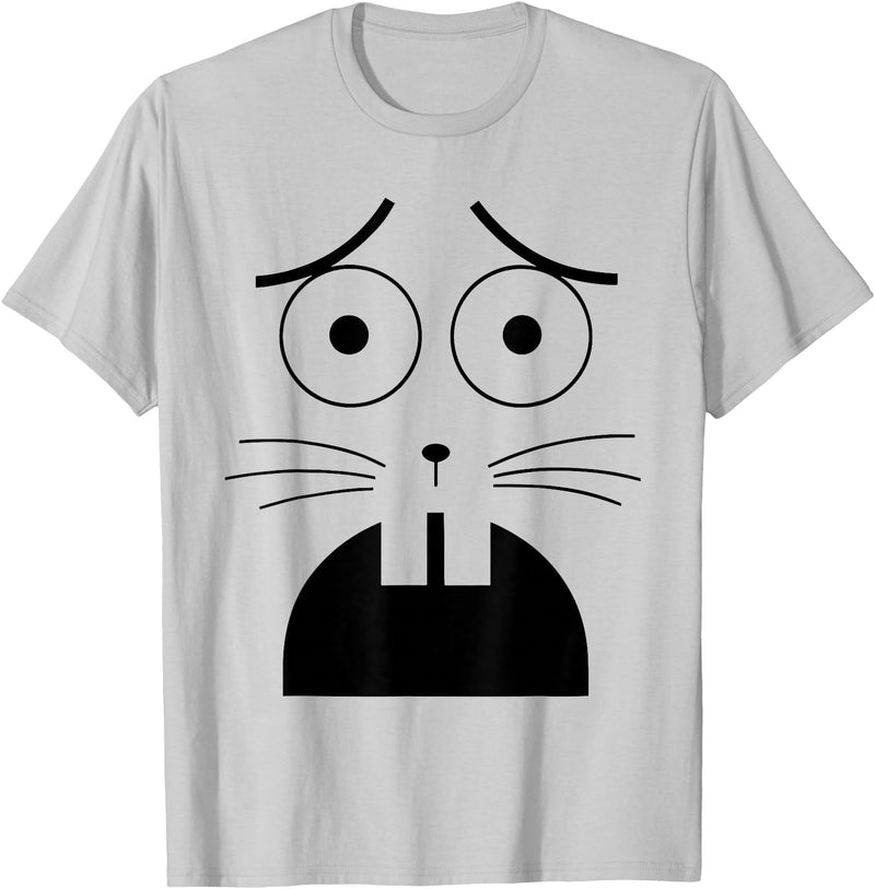 Jasper Rabbit Costume Funny Boo JEE Boojee Meme Halloween T-Shirt in Silver Grey