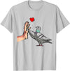 Funny Pigeon Lover Apparel & Gift Designs Pigeon Lover Men Women Kids T-Shirt - Silver Grey