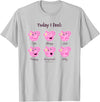 Peppa Pig 20th Anniversary Today I Feel… Baby Faces T-Shirt - Silver Grey