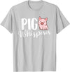 Funny Pig Lover Shirts Pig Whisperer - Pig Lover Pig Farming Piglet Farmer Farm T-Shirt Small - Silver Grey