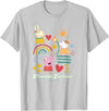 Peppa Pig Friends Forever Rebecca Rabbit & Suzy Sheep T-Shirt - Silver Grey