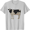 Cows and cattle Drawing of a Holstein cattle T-Shirt - Silver Grey