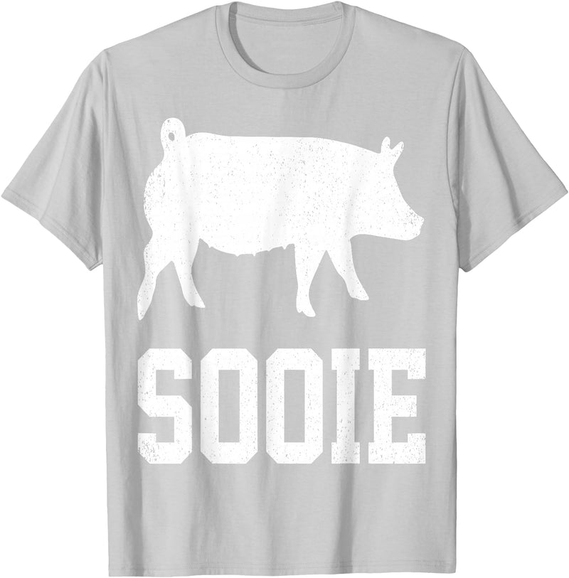 PIG Sooie T-Shirt - Silver Grey