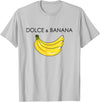Banana Design costume for Fashion Lover Funny Banana Graphic Humor Sarcasm Fashion Trend T-Shirt - Silver Grey