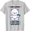 Funny Bear I Have 3 Moods Tee Shirt Bear I Have 3 Moods Idon't Know I Don't Care And Idgaf T-Shirt - Silver Grey