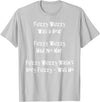 Speech Therapist Gifts - Tongue Twisters! Fuzzy Wuzzy Was a Bear... Best Tongue Twister Gift T-Shirt - Silver Grey