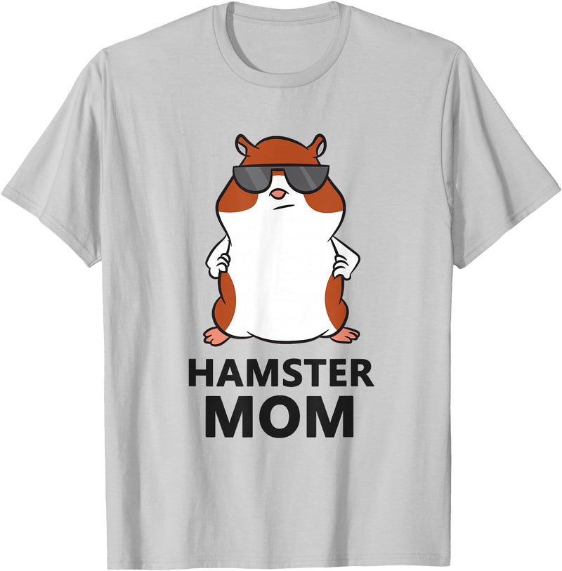 Hamster Mum Pet Hamster Mom T-Shirt - Silver Grey