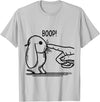 Cute Rabbit Lover Bunny Graphic T-Shirt (Baby Blue) in Silver Grey