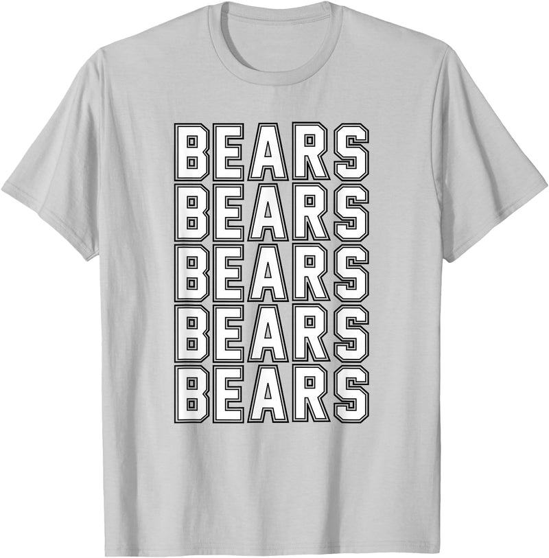 Bears T-Shirt - Silver Grey
