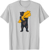 From California with Love Bear hugging Lebanon (based on California design) T-Shirt - Silver Grey
