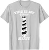 Funny Horse Racing Cool Horse Lover Apparel This Is My Derby Day Suit Funny Horse Racing Horse Lover T-Shirt - Silver Grey