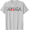 ETHRLO cow im one birthday decorations Shirts Nana Cow Print Cowboy Animal Pattern Farmer Cow Nana T-Shirt - Silver Grey