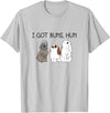 I Got Buns Hun Bunny Mom Cute Rabbit Lover Rabbit Mama T-Shirt in Silver Grey