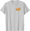 Cute Maine Coon Cat Mom Gifts T Shirts & Hoodies Funny Mens Womens Pocket Orange Maine Coon Cat Lover Owner T-Shirt - Silver