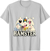 Funny Joke Silly Hamster Brain Rot Meme T-Shirt - Silver Grey
