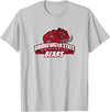 Bridgewater State University Gear - Steve State Bridgewater State University BSU Bears Primary Logo T-Shirt - Silver Grey