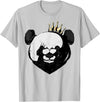 Wild Bear Hip Hop Apparel Swag Hipster Streetwear Graphic Tee Wild Panda Bear Hip Hop T-Shirt - Silver Grey
