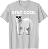 Polar Bear Gift Polar Bear Accessories & Stuff Cool Polar Bear Design for Men Women Kids Polar Bear Lover T-Shirt - Silver Grey