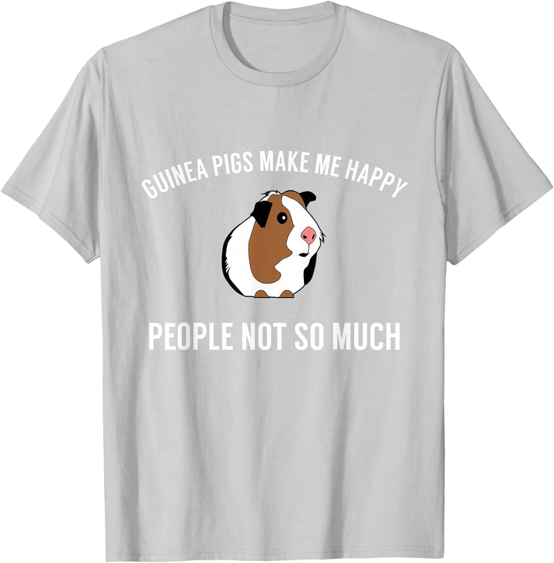 Guinea Pig Accessories & Gifts Funny Guinea Pig Tshirt Gift | Guinea Pig Tee T-Shirt - Silver Grey
