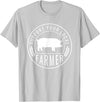 Support Farmers Farmers Market Support Your Local Pig Farmer Rancher T-Shirt - Silver Grey