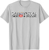 ETHRLO cow im one birthday decorations Shirts Brother Cow Print Cowboy Animal Pattern Farmer Cow Brother T-Shirt - Silver