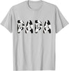 Cow Pattern Print Family Matching Birthday Shirts Cow Papa Birthday Family Matching Fathers Day Boy Girl Farm T-Shirt -