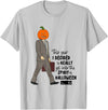 The Office Halloween Spirit Dwight Pumpkin Head T-Shirt - Silver Grey
