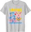Swimming With The Pigs Bahamas Beach Summer Vibes Swimming With The Pigs Nassau Bahamas Hello Summer Beach T-Shirt - Silver Grey
