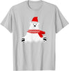 Christmas Polar Bear T-Shirt - Silver Grey
