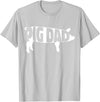 Pig Dad Pig Lover Owner Ranch Farmer Gifts Pig Dad Pig Lover Owner Ranch Farmer Father's Day T-Shirt - Silver Grey