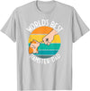 World's Best Hamster Dad Design T-Shirt - Silver Grey
