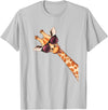 ÄGiräffeCo. Funny Giraffe Sunglasses T-Shirt - Silver Grey