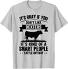 Funny Dexters Gift for Men & Rancher Smart People Cattle Farmer - Cow Breed Dexters T-Shirt - Silver Grey