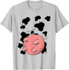 Artsthetic Collection: Halloween Cow Udder Costume T-Shirt - Silver Grey