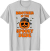 One Spooky Dude 1st Birthday Outfit For Family Brother of The Spooky Dude Halloween Pumpkin Birthday Family T-Shirt - Silver