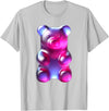 Urban Empyre Indigo Purple Gummy Bear T-Shirt - Silver Grey