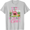 Cow First Birthday Girl Family Titi Of The Birthday Girl 1St Birthday Cow Farm Family T-Shirt - Silver Grey