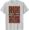 Dungeon Forward Shaw University - Bears - HBCU Concrete Date T-Shirt - Silver Grey