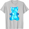 Urban Empyre Blue Gummy Bear Candy T-Shirt - Silver Grey